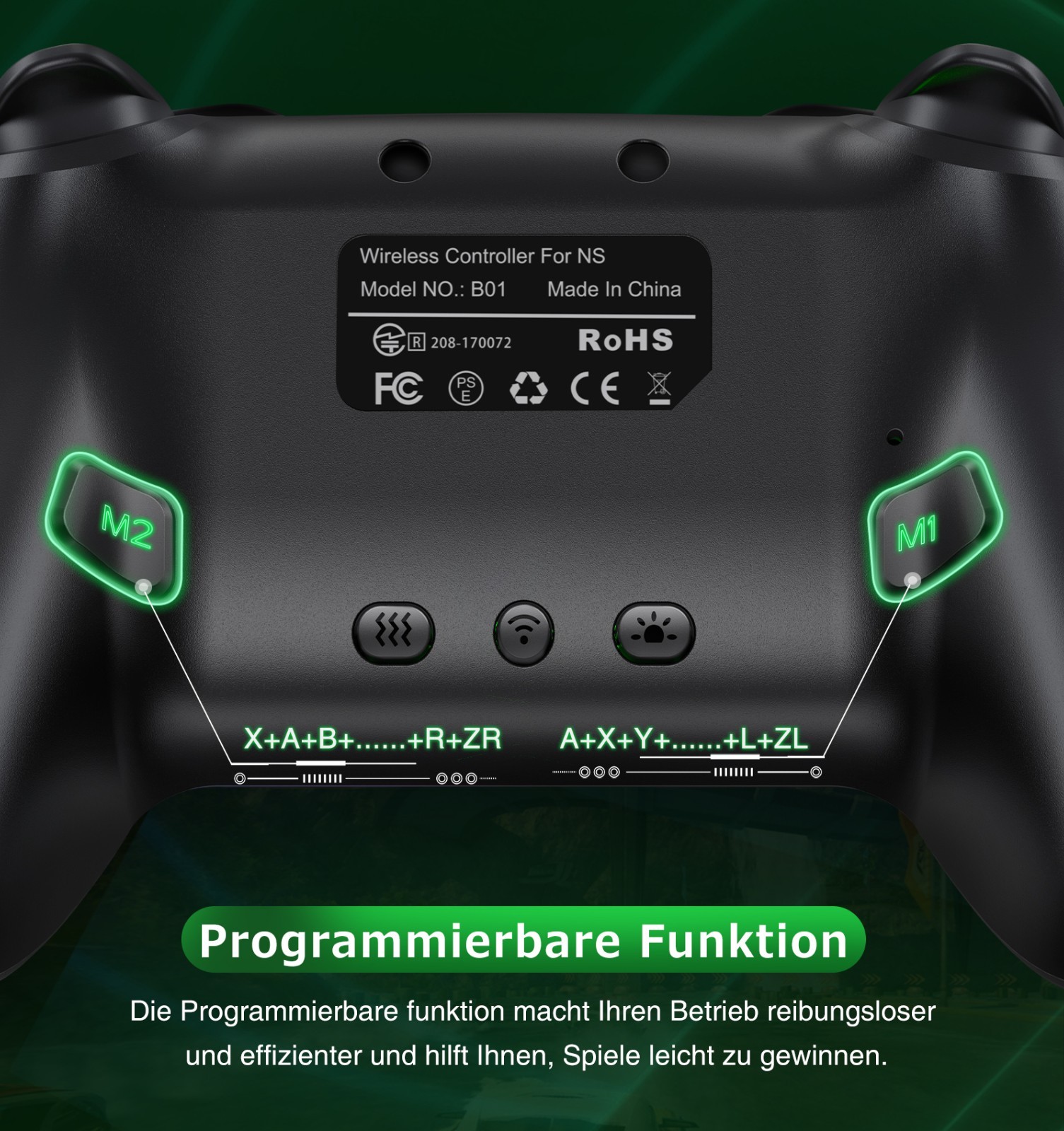 2Packs Switch 2 Controller Wireless Pro Controller For Nintendo Switch 2/1/OLED