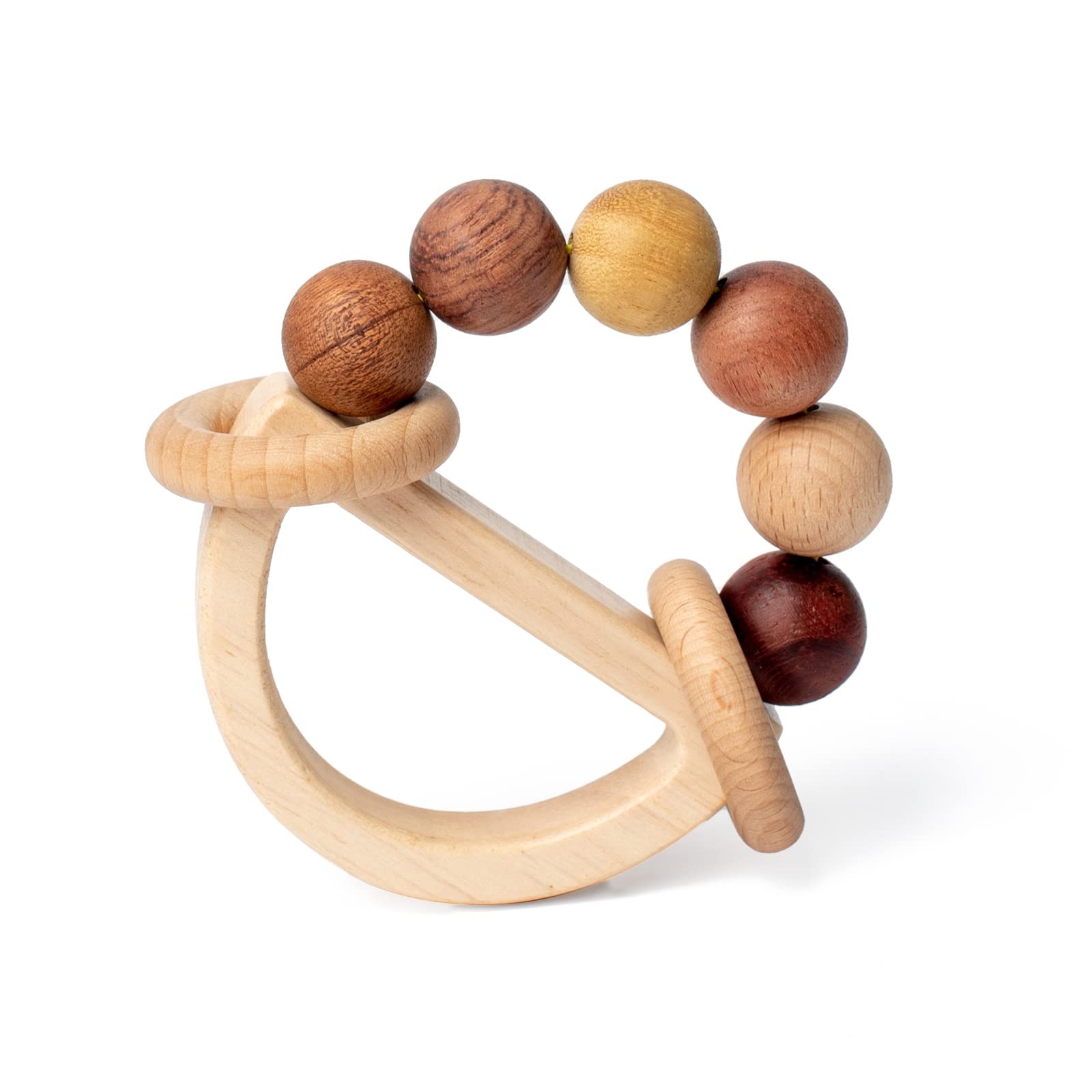 Baby Rattles 0-6 Months Wooden Toys for Babies 6-12 1 Pcs Wood