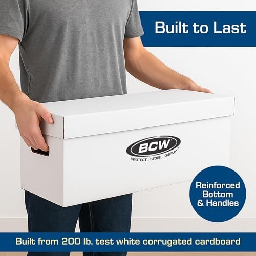 BCW Long Comic Storage Box 2 Pack for Current & Silver Age Comics