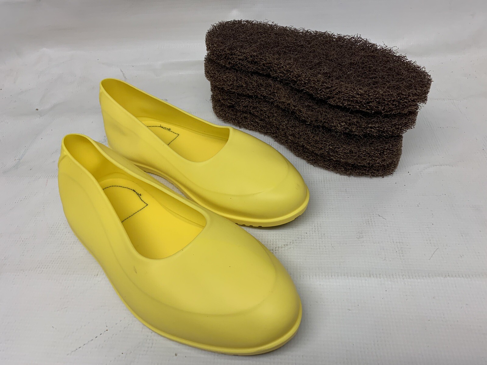 Floor Wax Stripping Polishing Boots Rubber Shoe Cover Nonslip Bottoms M L XXL ✅