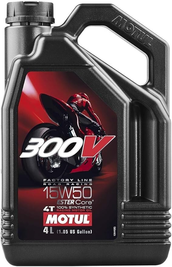 Motul 300V 15W50 100% Synthetic Motor Oil - 4 Liter 104129