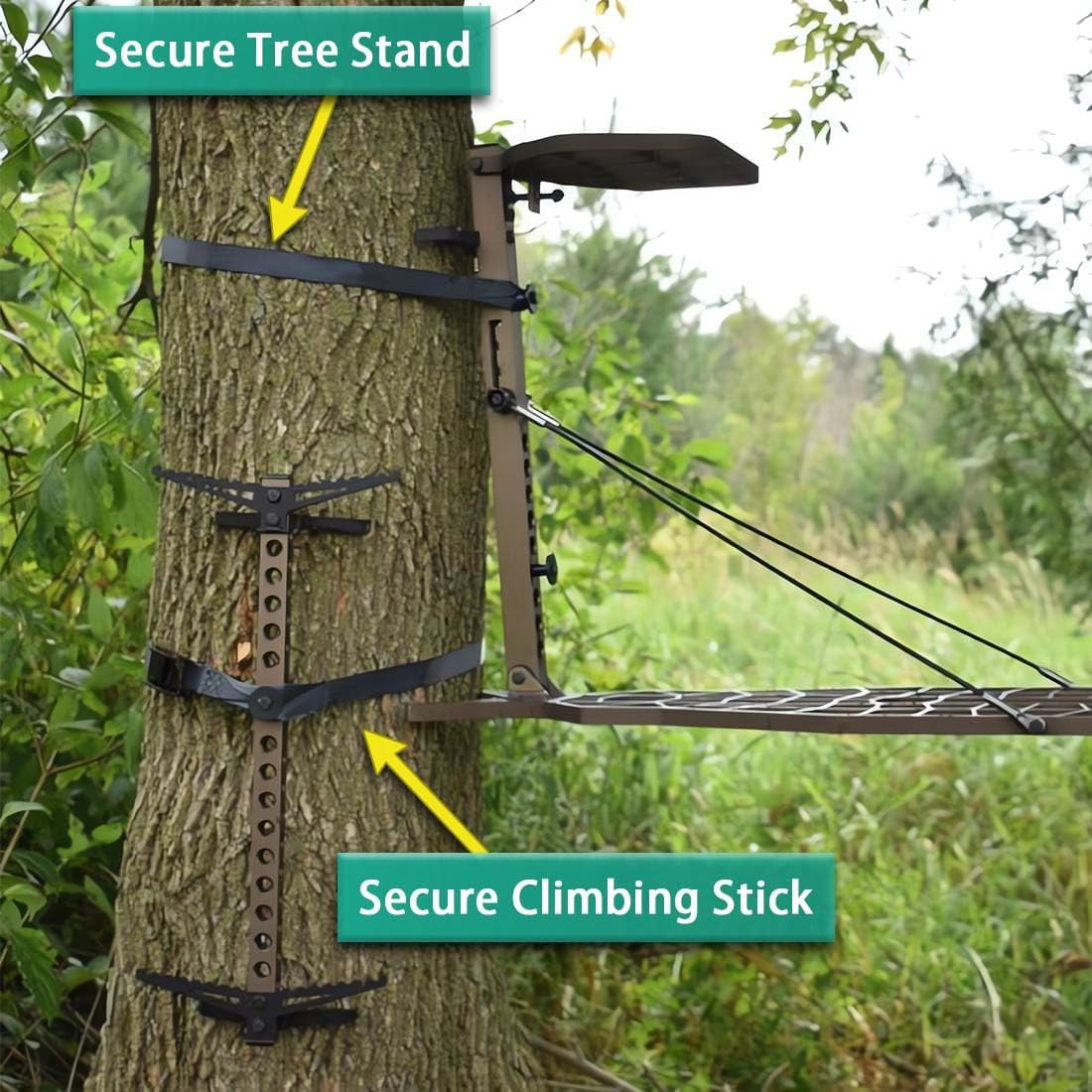 Climbing Stick Straps, Tree Stand Strap, Climbing Steps Replacement Strap, Climb