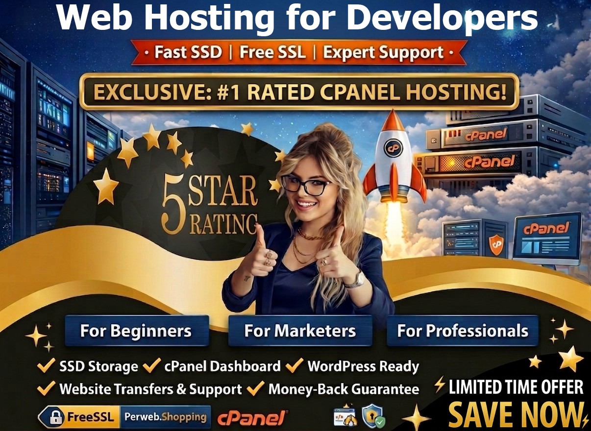 Web Hosting for Developers - 👨‍💻 Fast SSD, SSL, 24/7 Support | Only $14.99/Yr