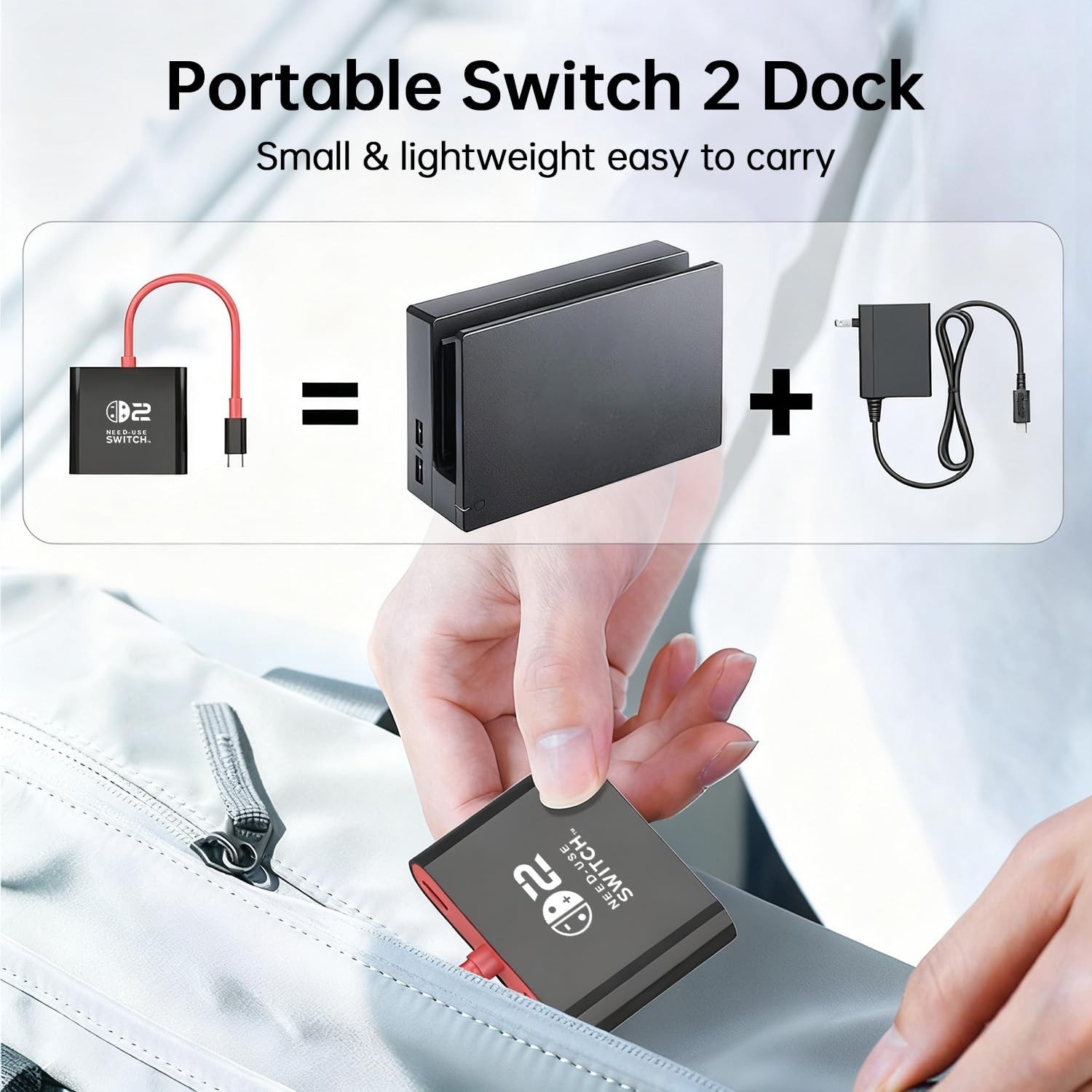 Switch 2 Dock for Nintendo Switch Docking Station, Upgrade for Nintendo Switc...