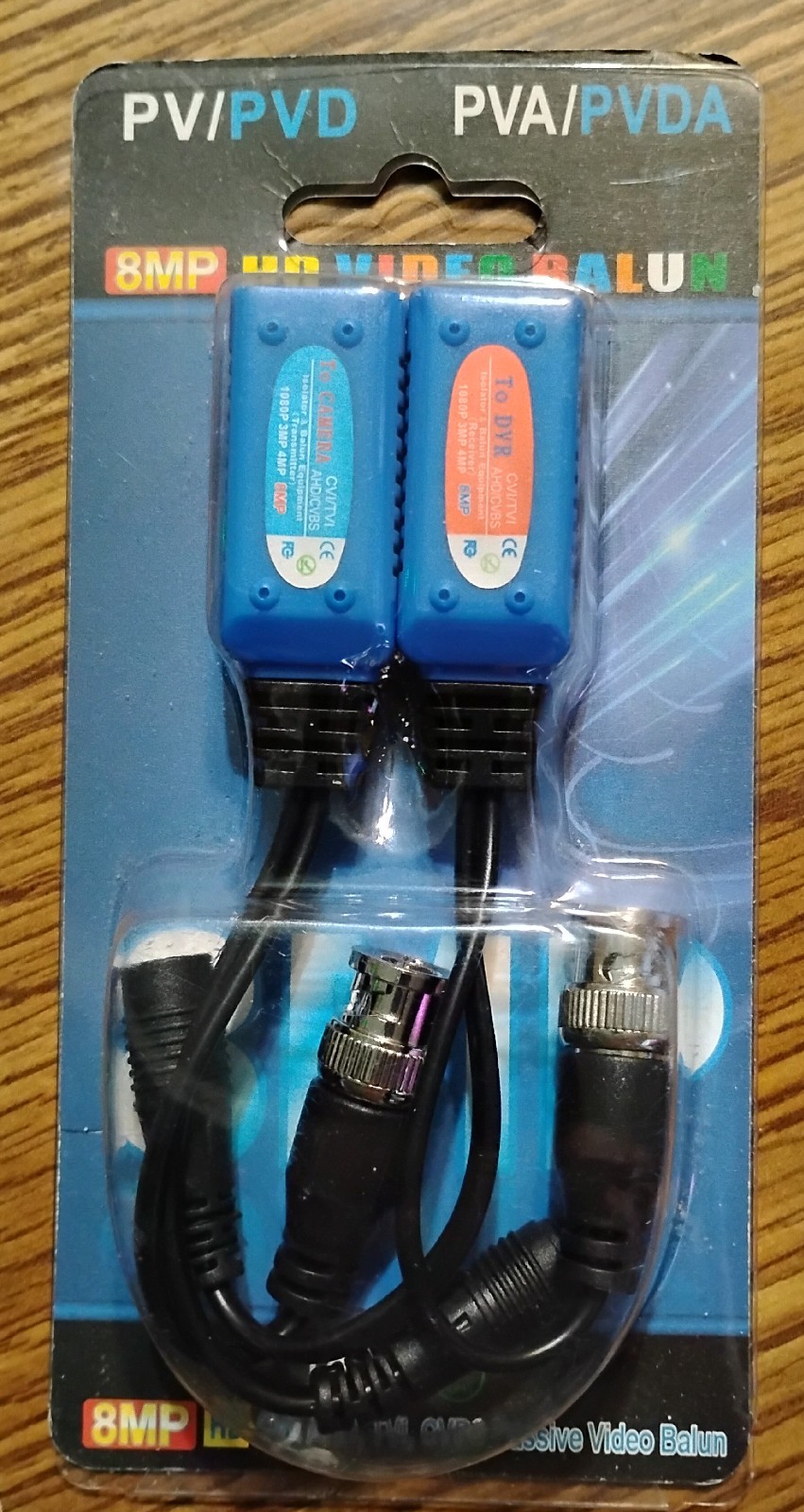 PV/PVD PVA/PVDA 8 MP HD VIDEO BALUN RJ45