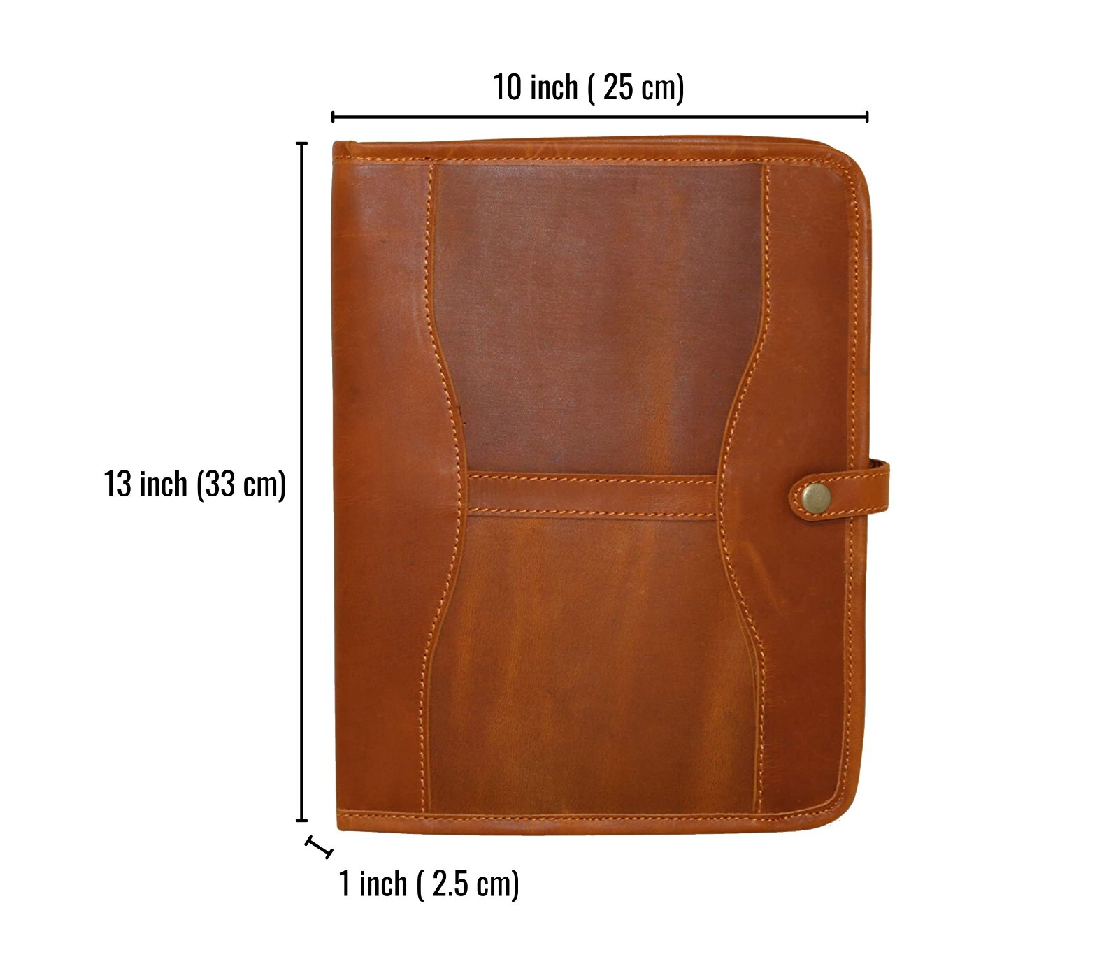 Genuine Leather Business Portfolio Professional for Document Sleeves and Notepad