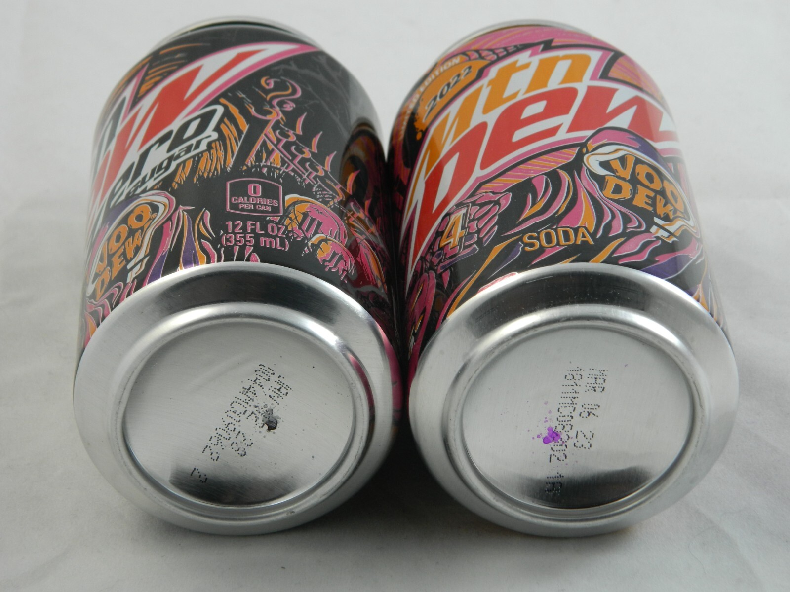 Mountain Dew Voo Dew 2022 Zero Sugar Regular 12 Oz Can VooDew New MTN 2 Pack