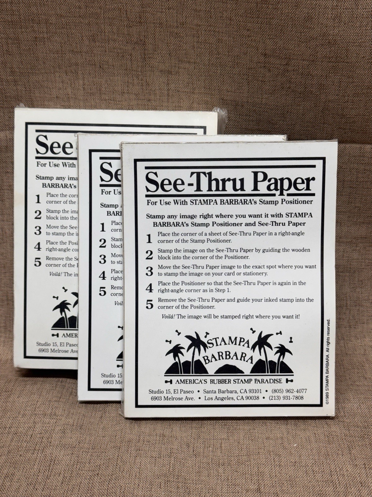 Stampa Barbara See-Thru Paper - Stamp Positioner - New