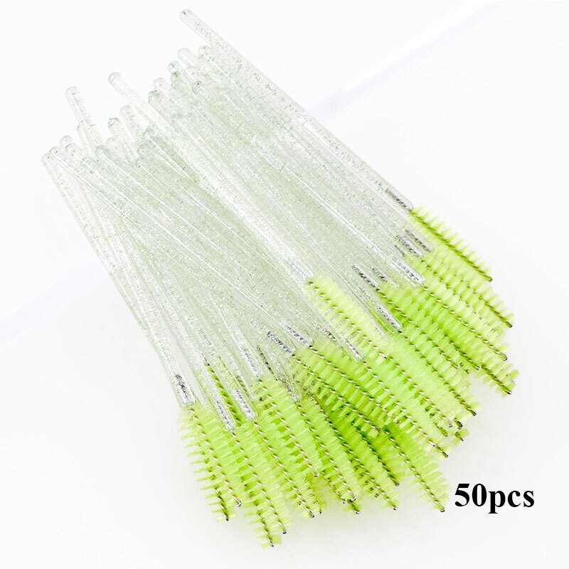 50-500pc Disposable Eyelash Brush Mascara Wands Applicator Eyebrow Brush Makeup✔