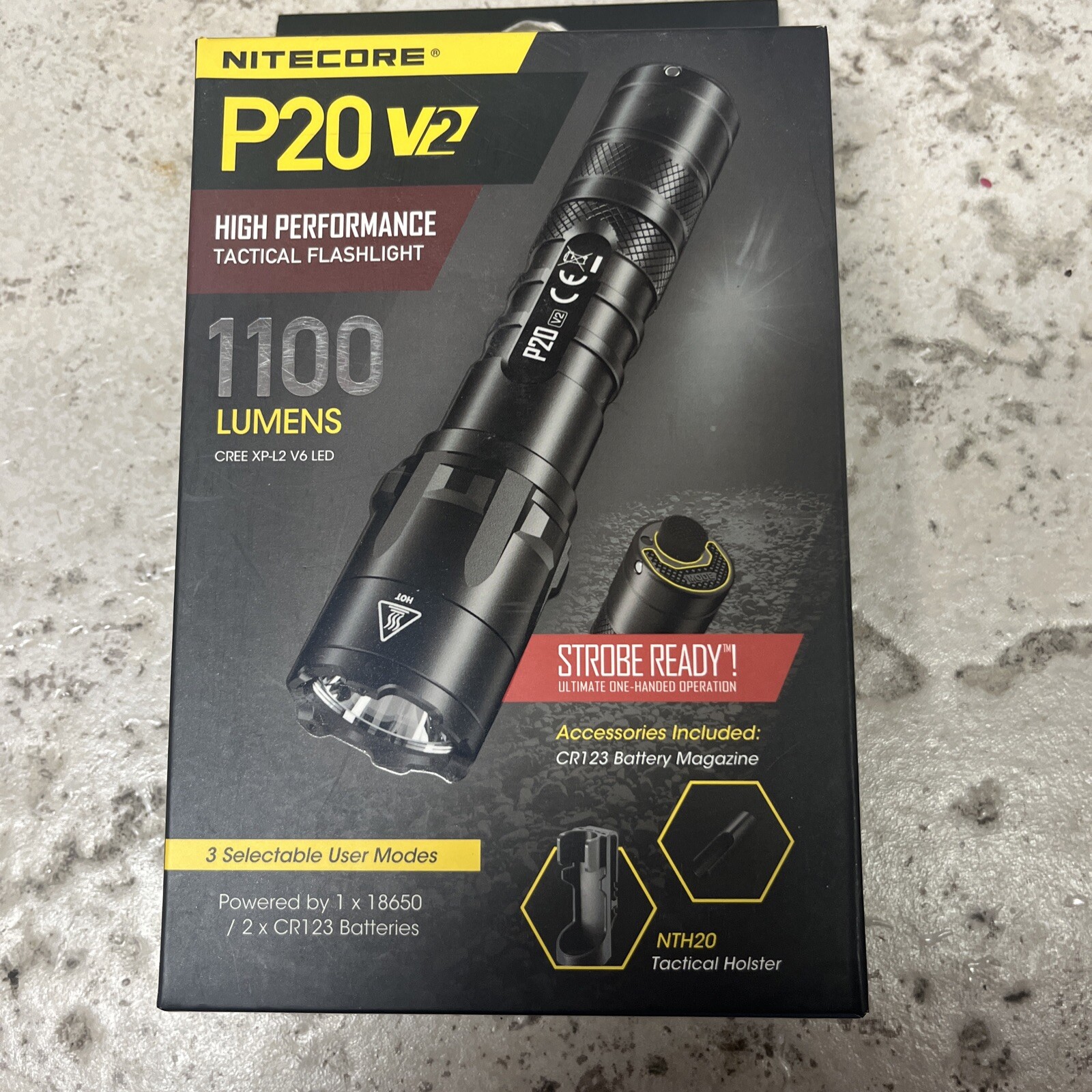 ~NEW~ Nitecore P20 V2 1100 Lumen LED Flashlight