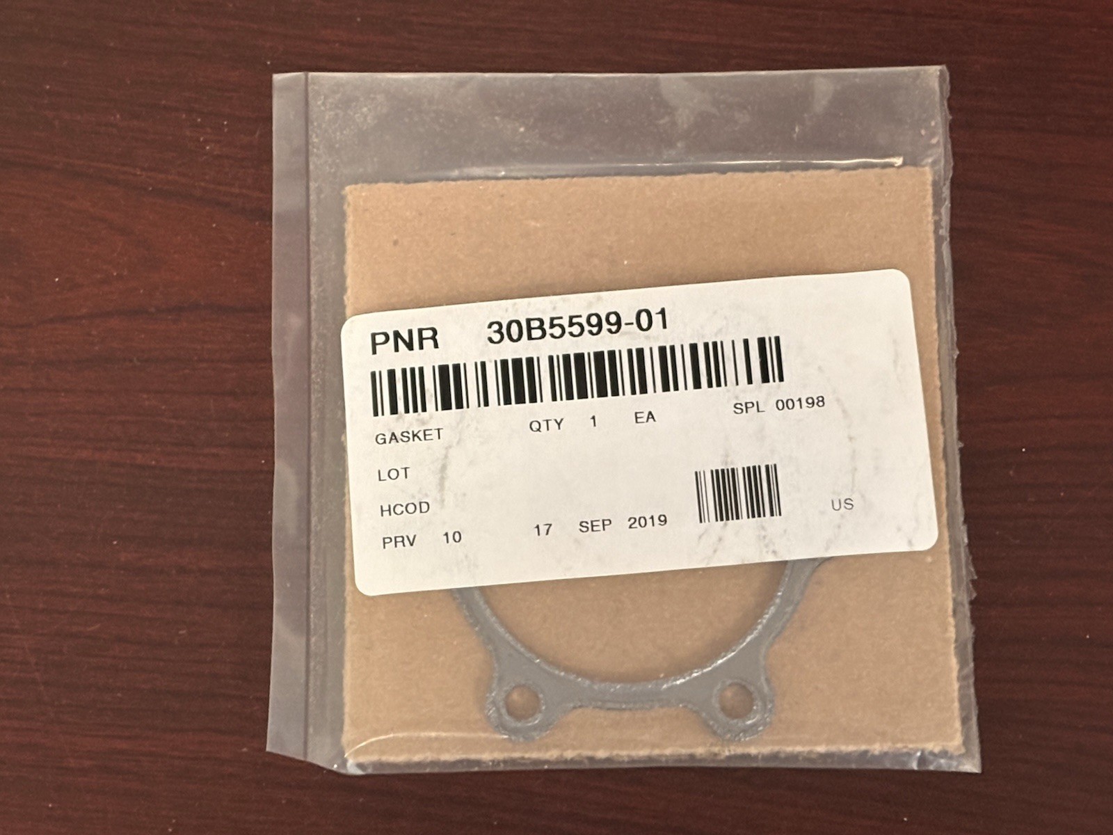 Textron Aviation Gasket, PN: 30B5599-01