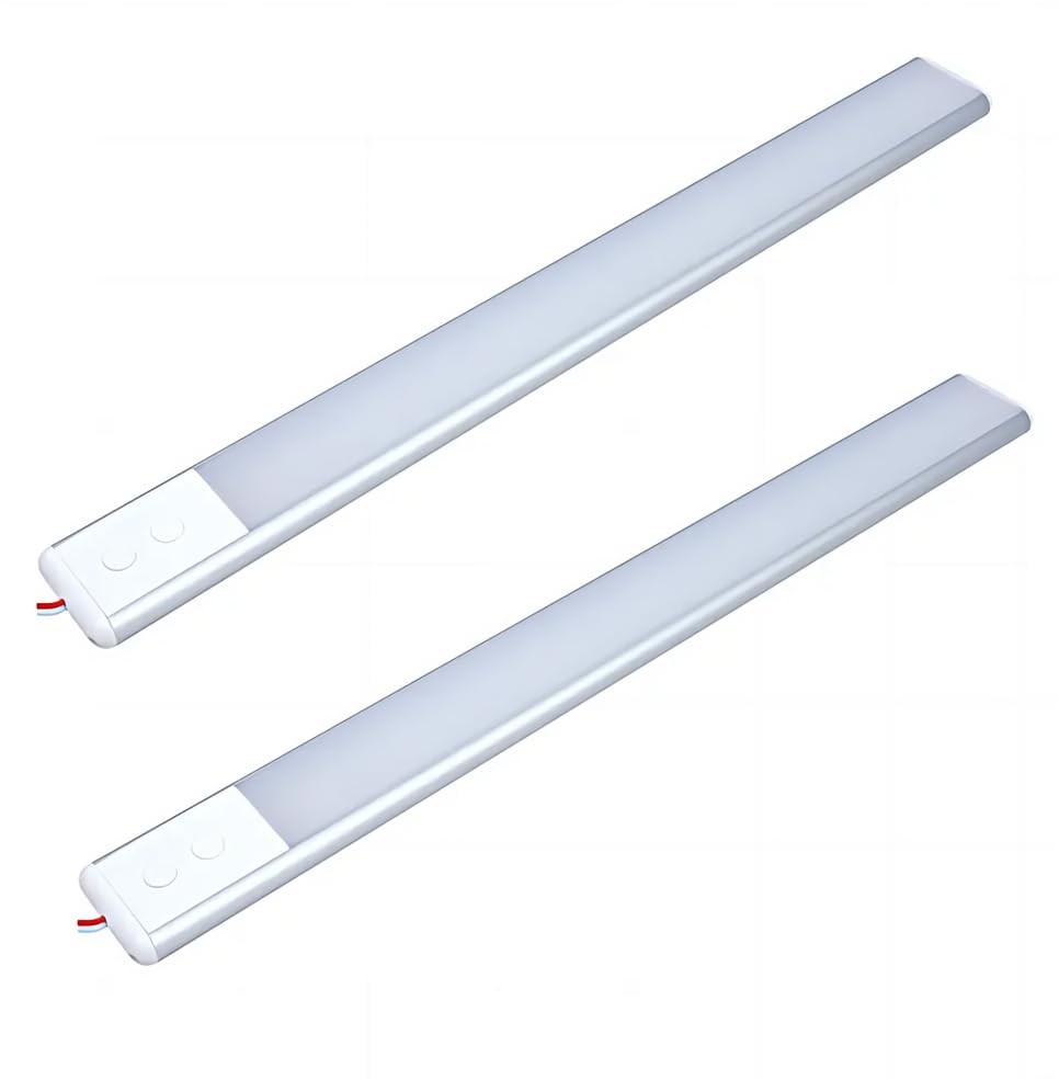 12V LED Light Bar Dimmable 3Color w/ Switch for RV Car Truck  Pack of 2
