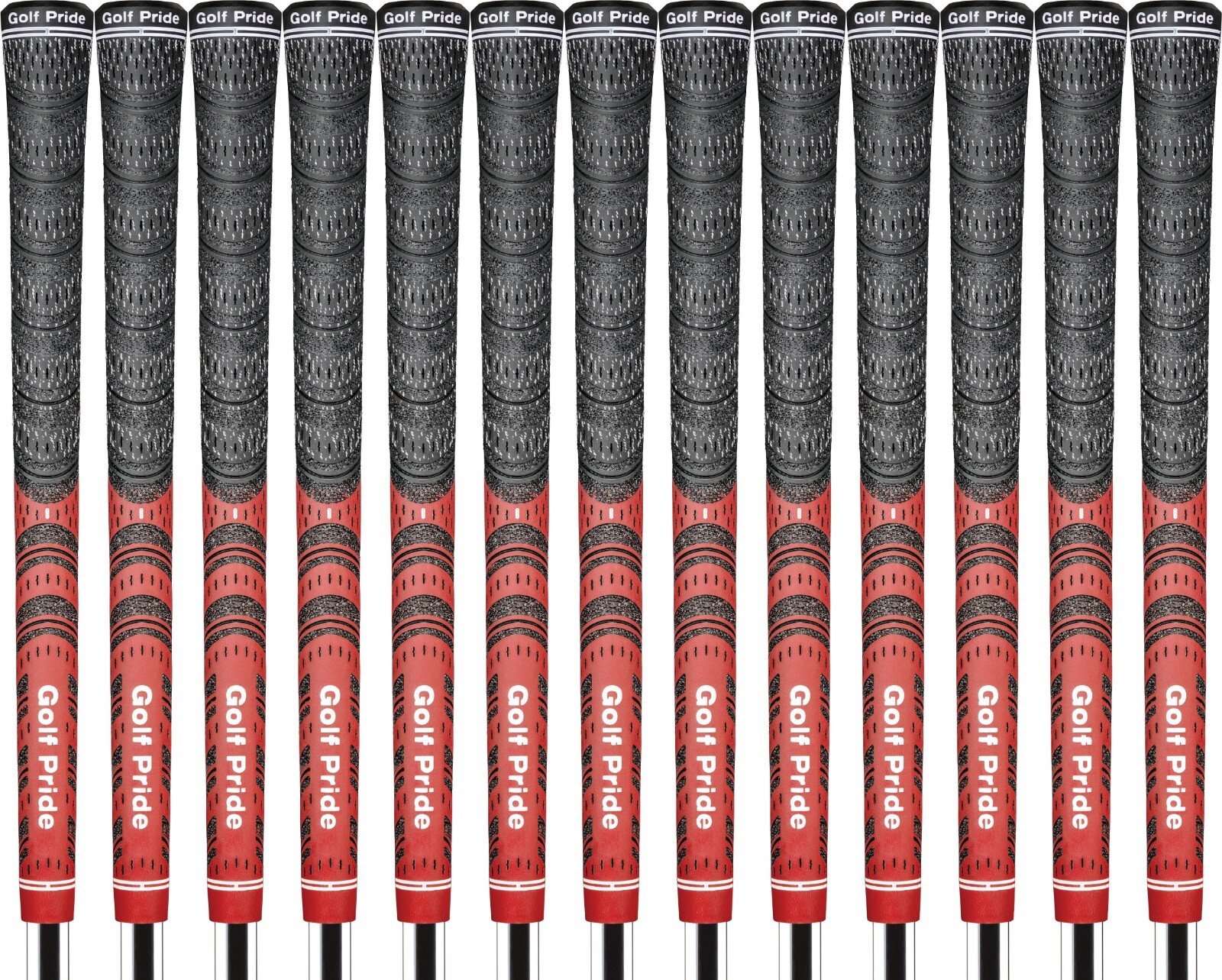 Golf Pride MCC Red & Black Standard Grips - Set of 13 - New