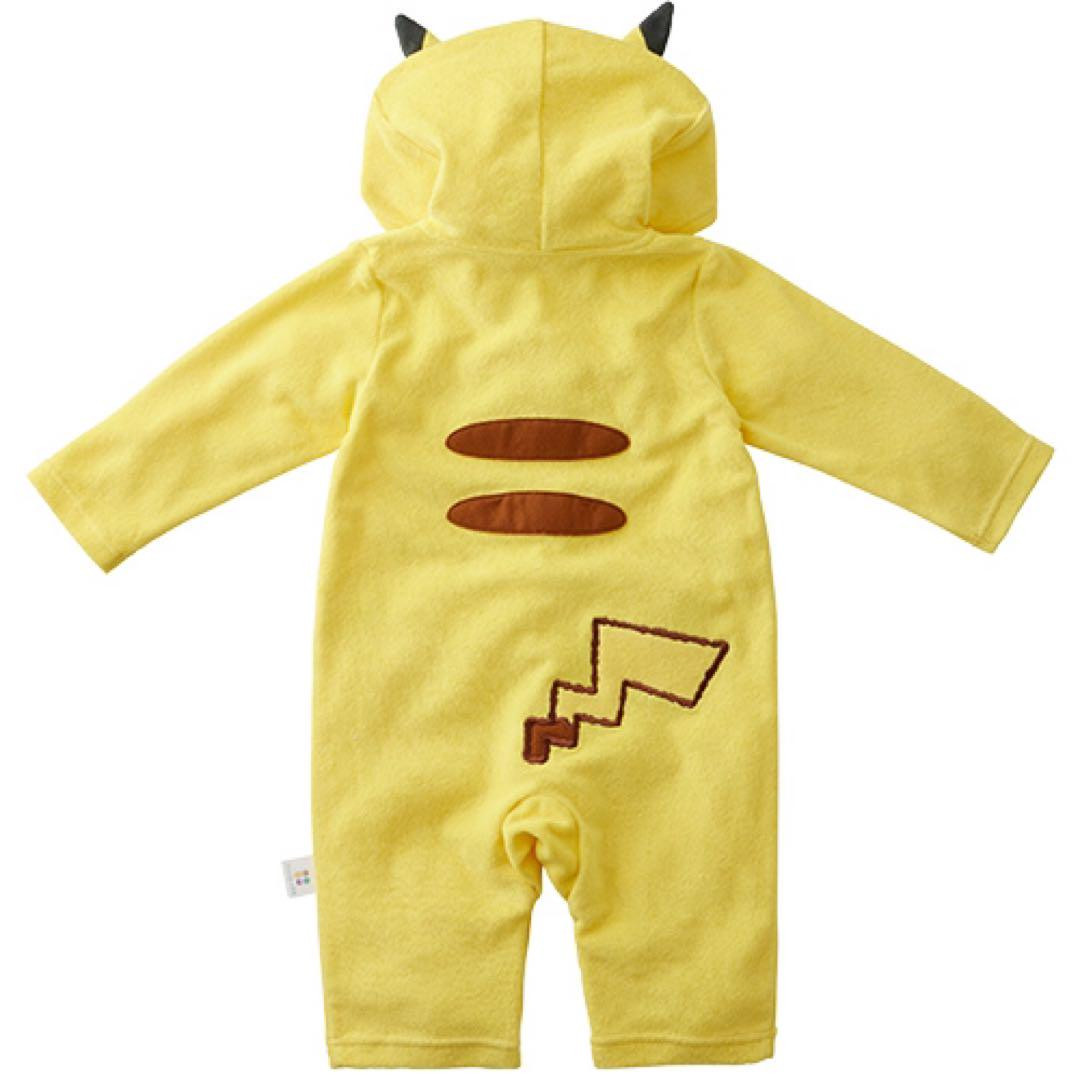 Monpoke Pokemon Pikachu Hooded Coverall & Bag Set Gift Newborn Baby Shower Japan
