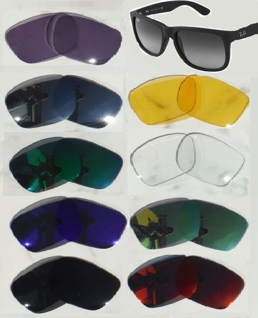Anti-Scratch Replacement Lenses For-Ray Ban RB4165 Sunglasses Polarized 54mm