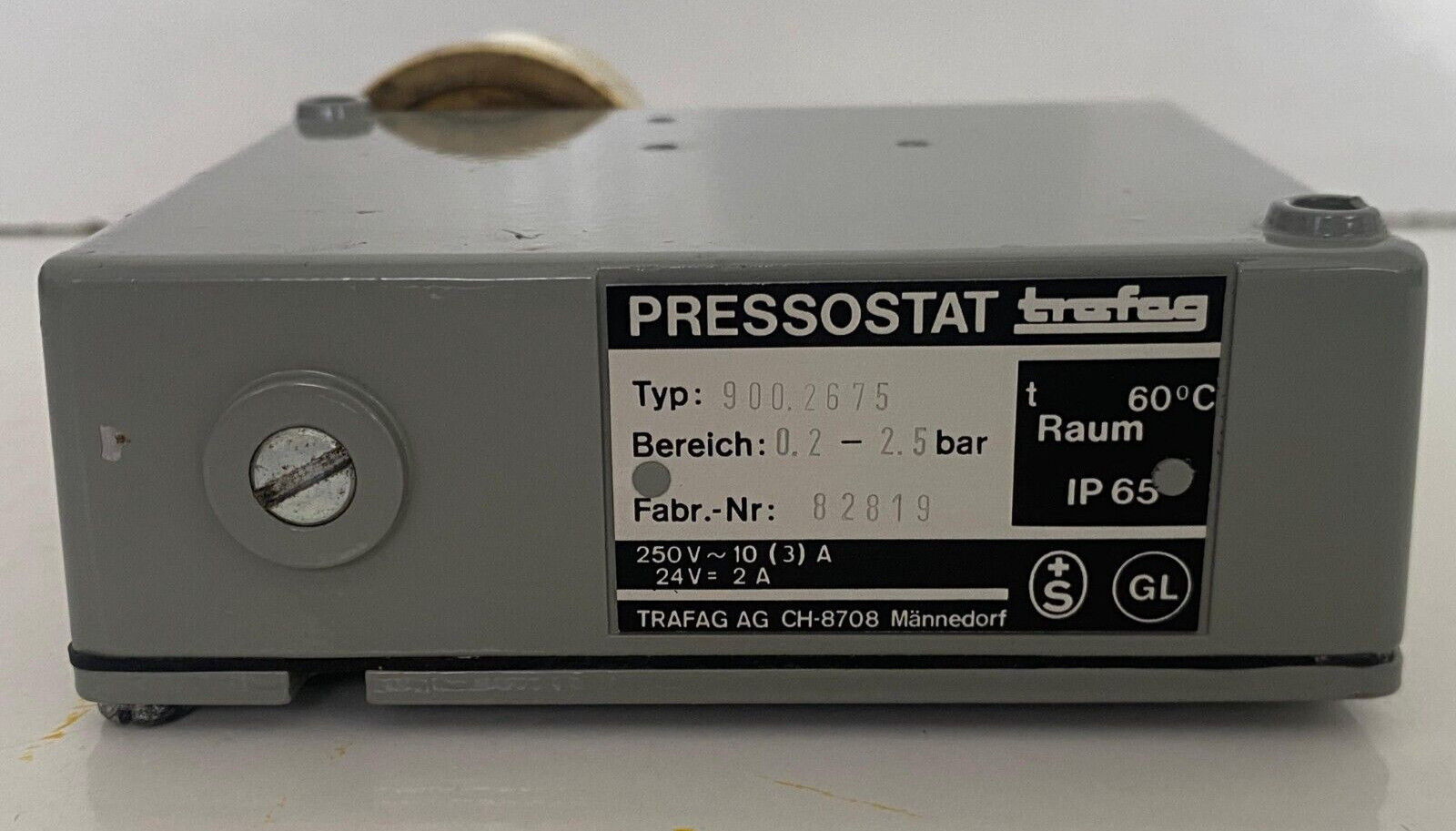 TRAFAG / PRESSOSTAT / PRESSURE SWITCH / 900.2675