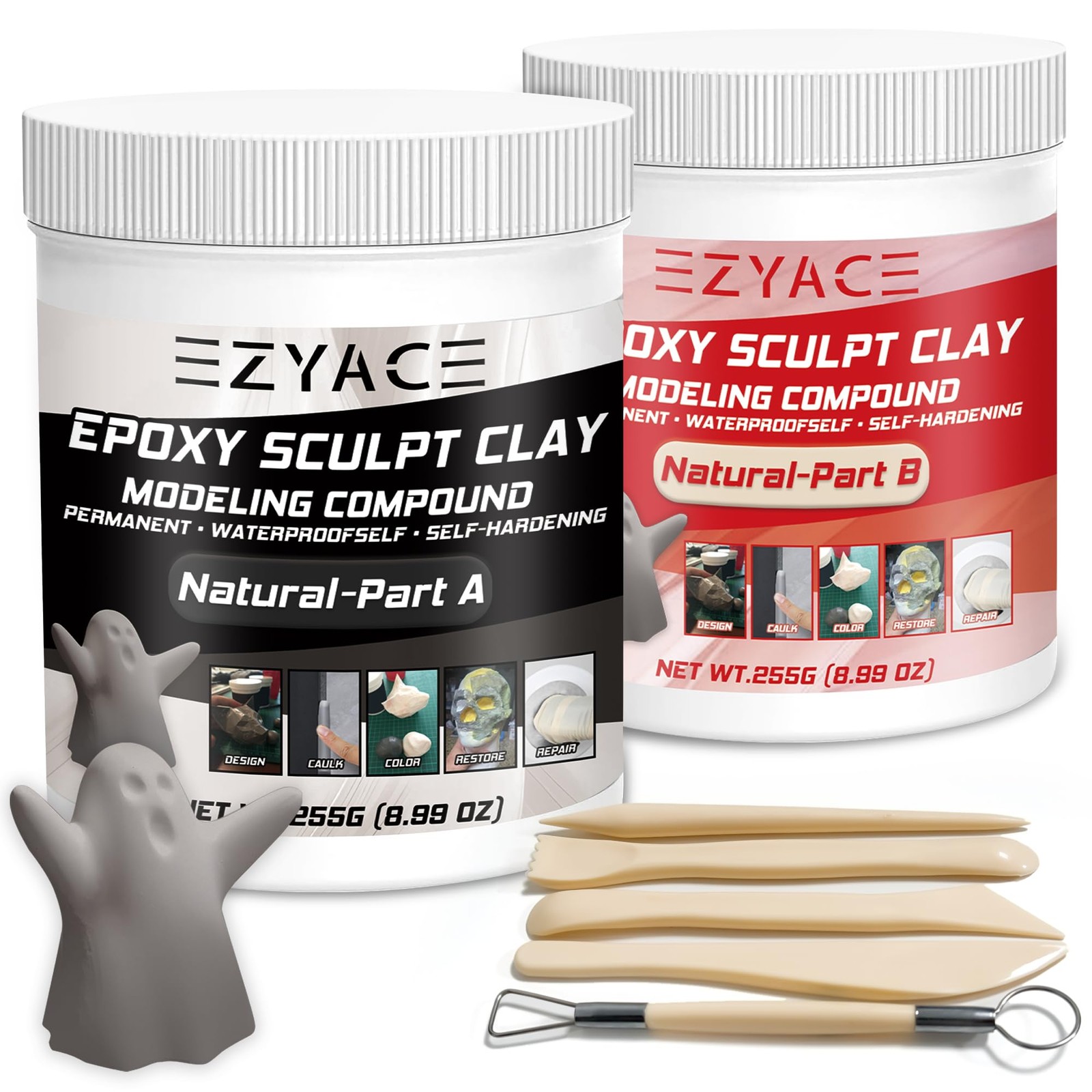 Epoxy Clay, Magic Sculpt 2 Part Modeling 1 Pound, Natural