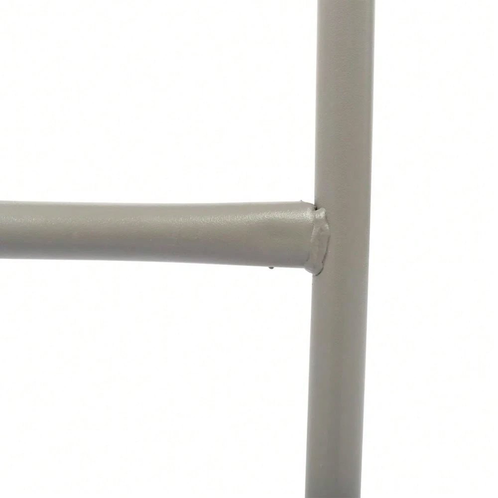 Liftable Garden Table White HDPE Outdoor Patio Side Table Portable