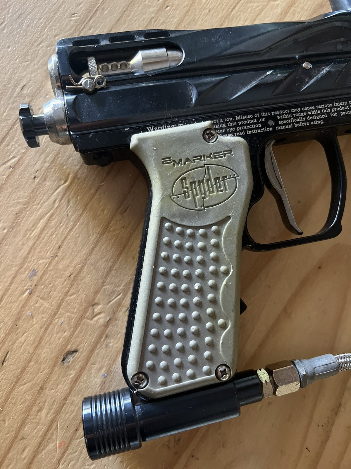 Spyder Imagine E-Marker Paintball Marker Gun Blue Untested
