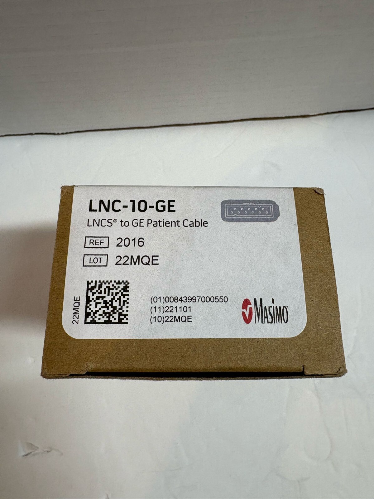 MASIMO LNC -10-GE LNCS TO GE PATIENT CABLE REF# 2016