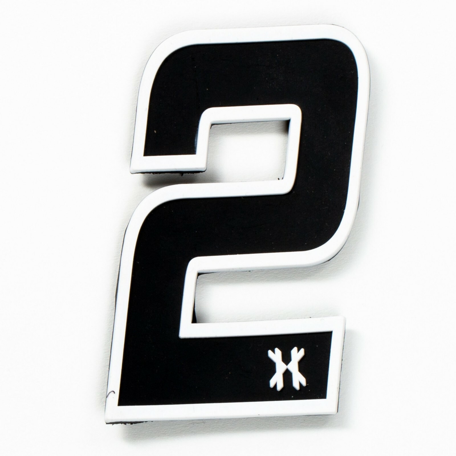 HK Army Rubber Number Patch W/ Hook + Loop - "2" - Paintball