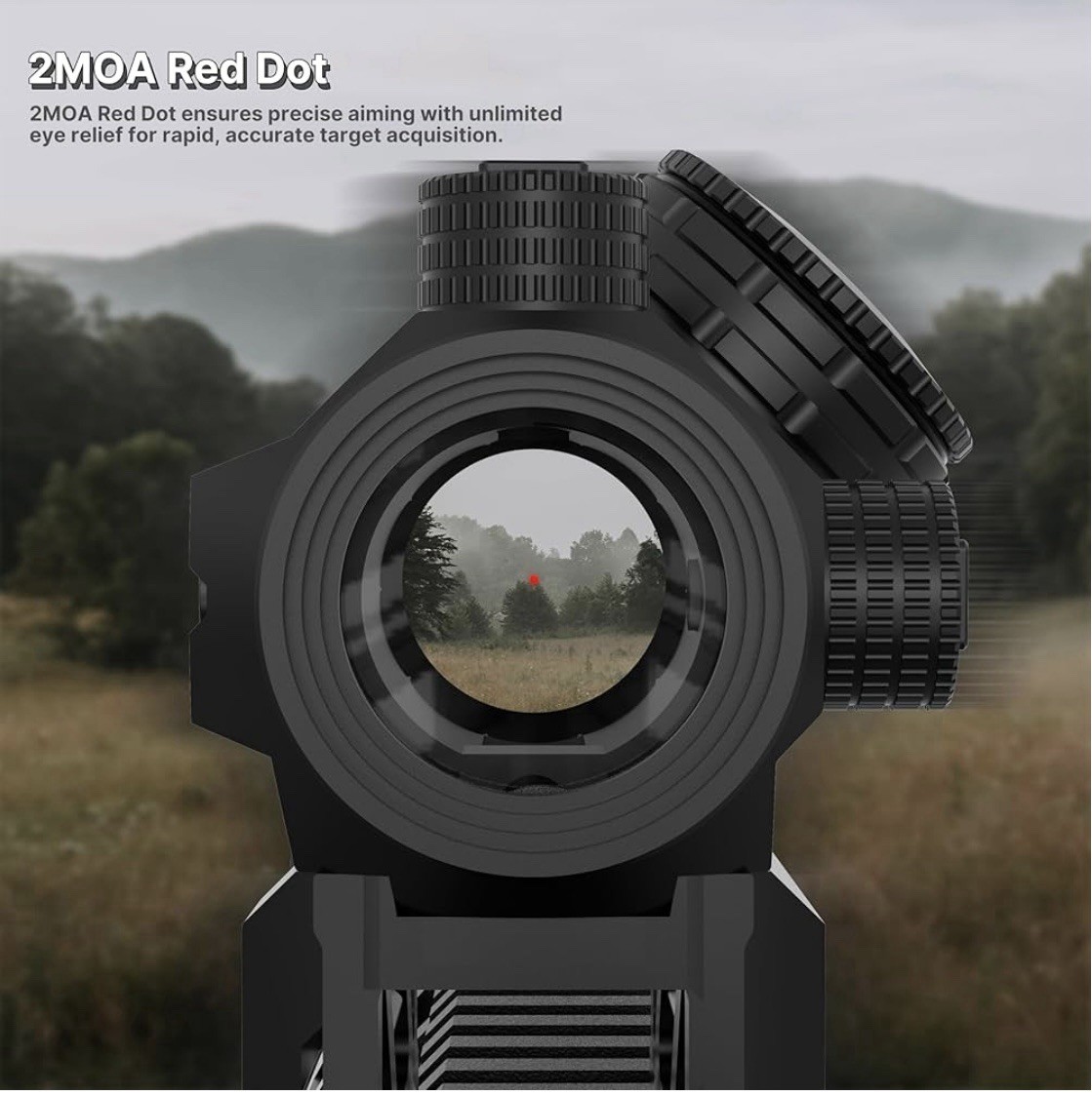 Feyachi 2MOA Red Dot Sight - V30 1x20mm Compact Red dot Optics