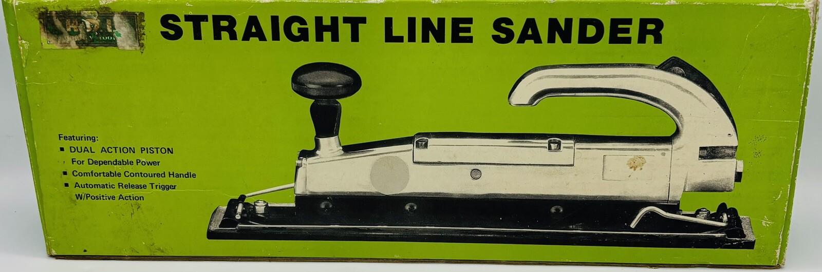 Vintage HDI Pneumatic Heavy Duty Dual Piston Straight Line Sander - See Desc