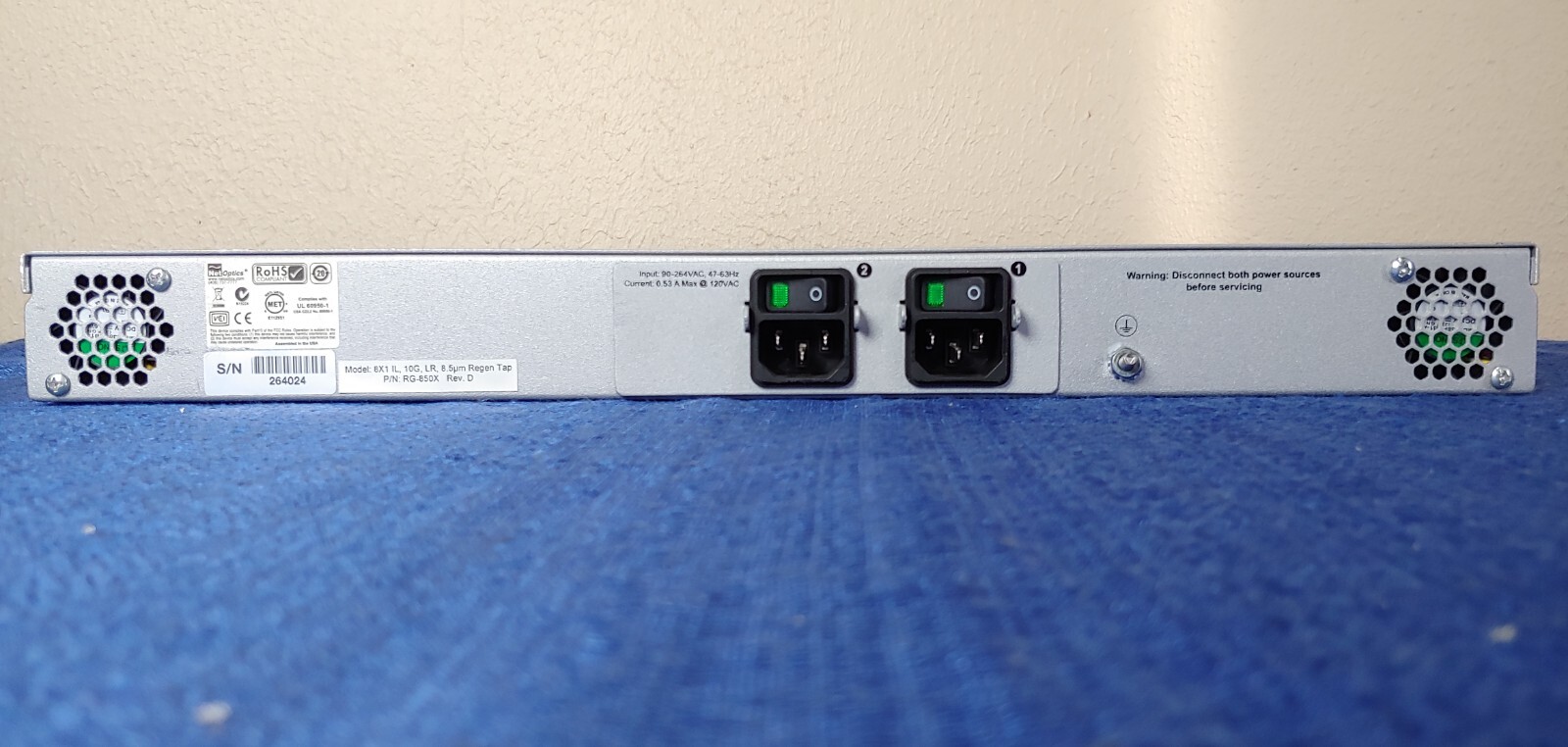 NetOptics In-Line Regeneration Tap (RG-850X)