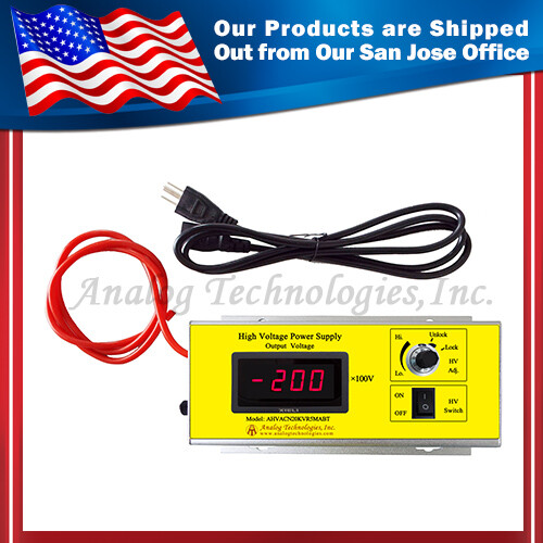 AHVACN20KVR5MABT High Precision HV AC-DC Power Supply -20KV 0.5mA Output
