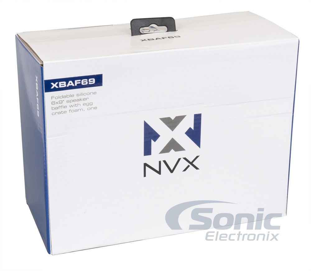 Open Box, Great - NVX XBAF69 Universal 6x9” Silicone Rubber Speaker Baffle