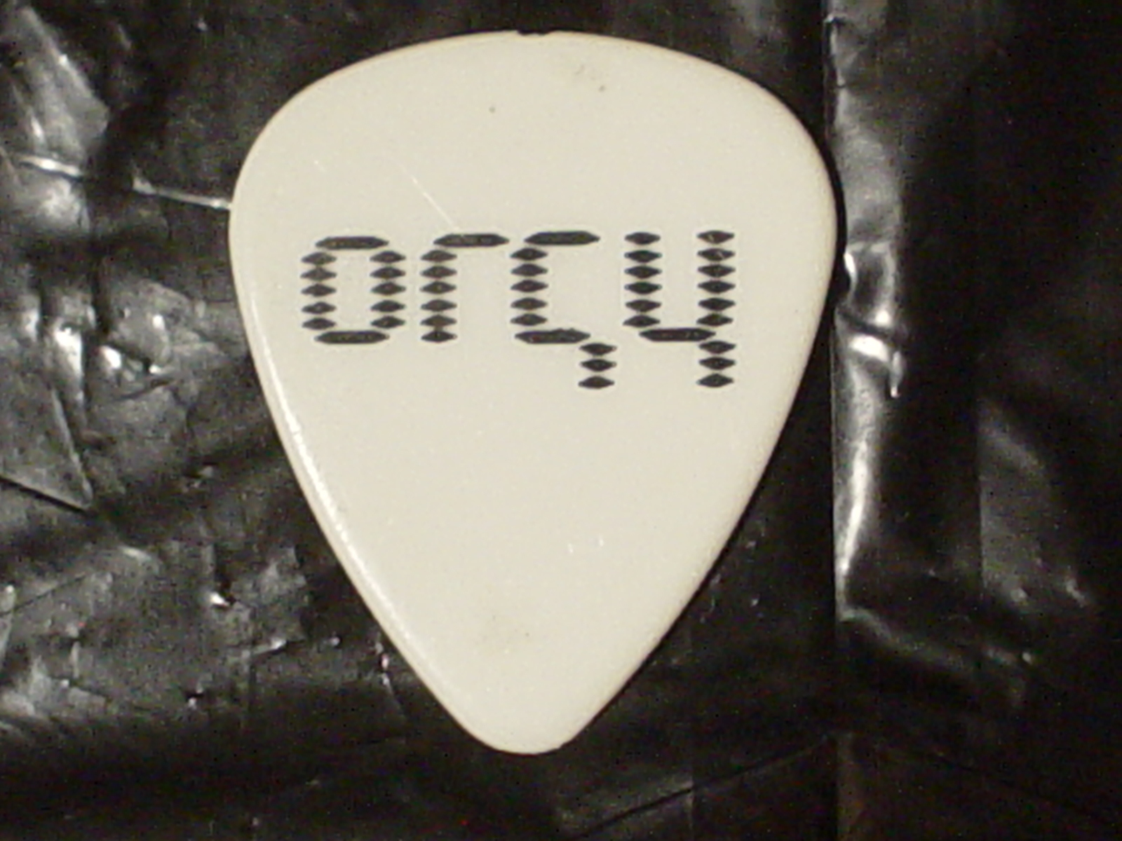 ORGY BAND Logo & Amir Concert 1999 Tour Blue Monday Song RaRe GUITAR PICK