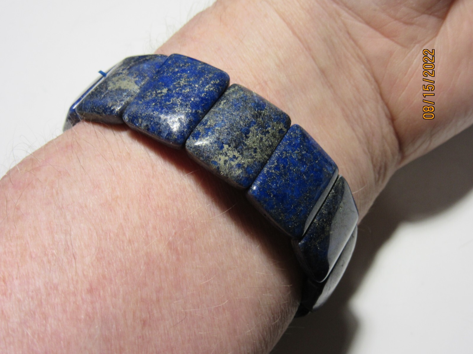 AAA Lapis Luzuli Gemstone Stretch Bracelet LLSB-1