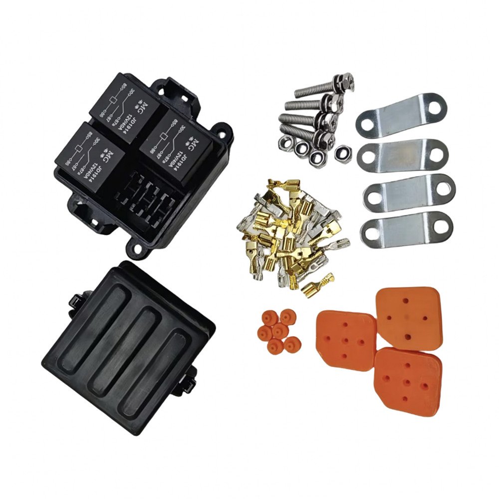Car Fuse Relay Box Block W/Relay Slot Fuse Holders For 12V Automotive Waterproof