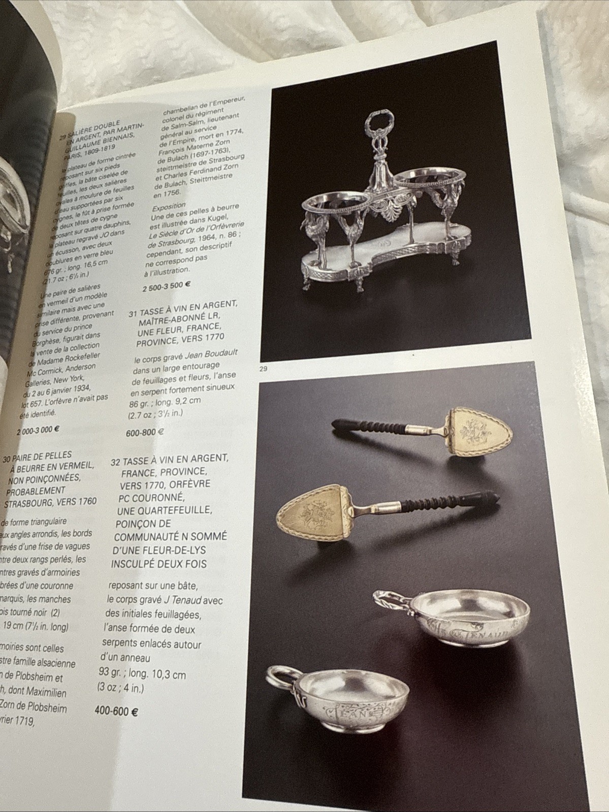 Sotherbys 2003 Paris Important Silver Auction Catalog Reference June 11