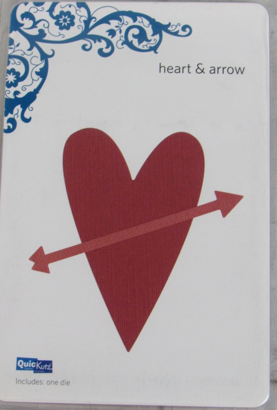 QuicKutz Heart & Arrow 4x4, 1 Cutting Die Set REV-0085