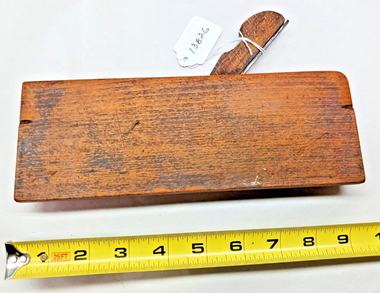 G.W. Denison & Co Antique Wood Plane 5/16" Wide Cut Hollow Cut Molding Plane USA