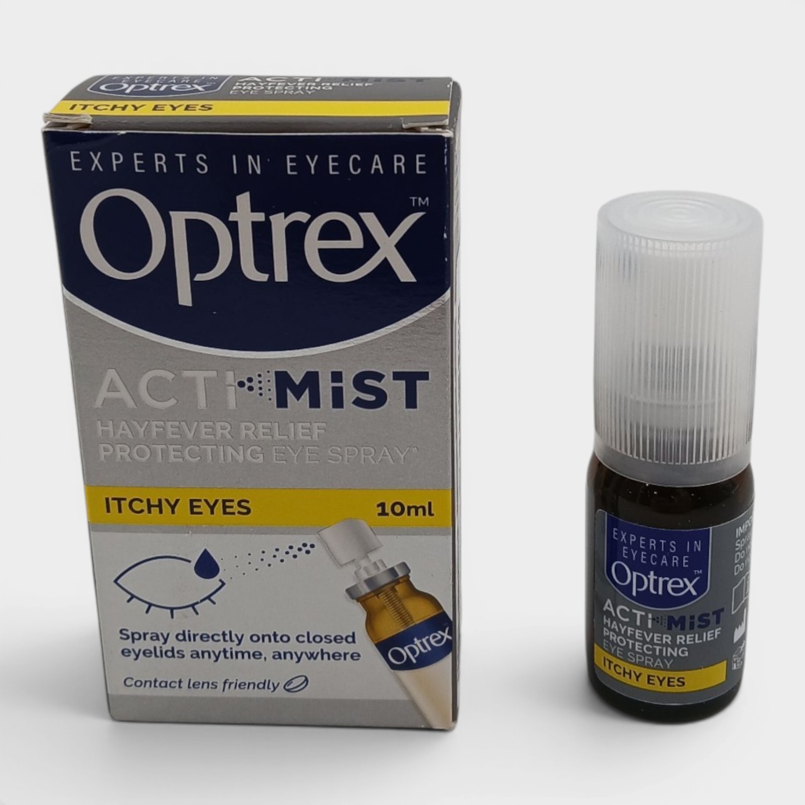 Optrex ActiMist Eye Spray for Itchy Eyes 10ml 0.33oz Exp 03/2028