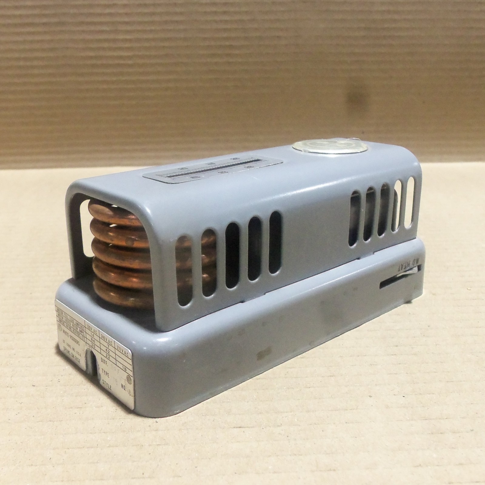 WHITE RODGERS 176-6 40-90 DEGREE THERMOSTAT OPENS ON RISE 120V 277V 176 AK