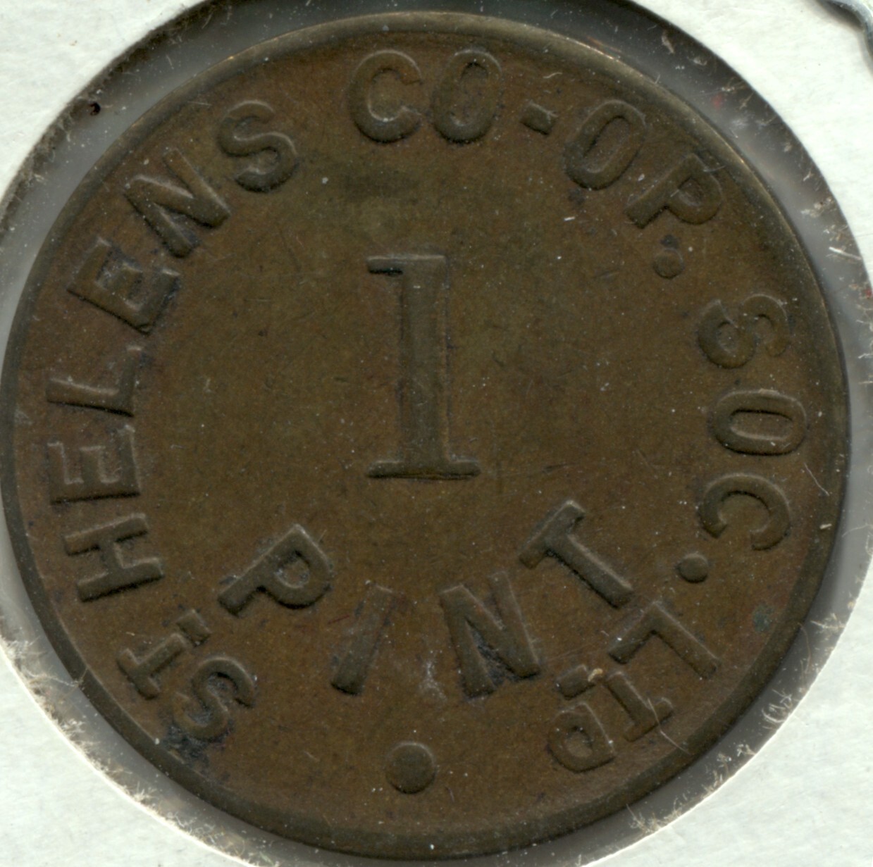 UNITED KINGDOM - ST. HELEN'S CO-OP - 1 PINT - ST HELENS CSL LANCASHIRE - EC 6699