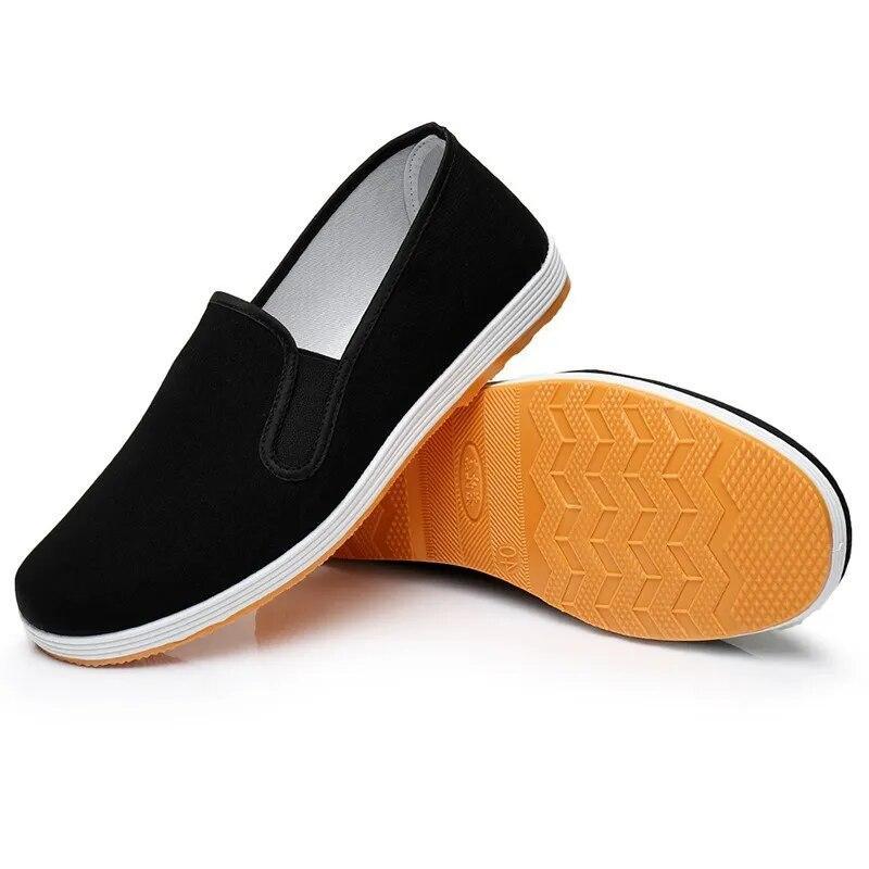 Sport Men's Traditional Chinese Kung Fu Cotton Cloth Shoes Tai-chi Martial Art