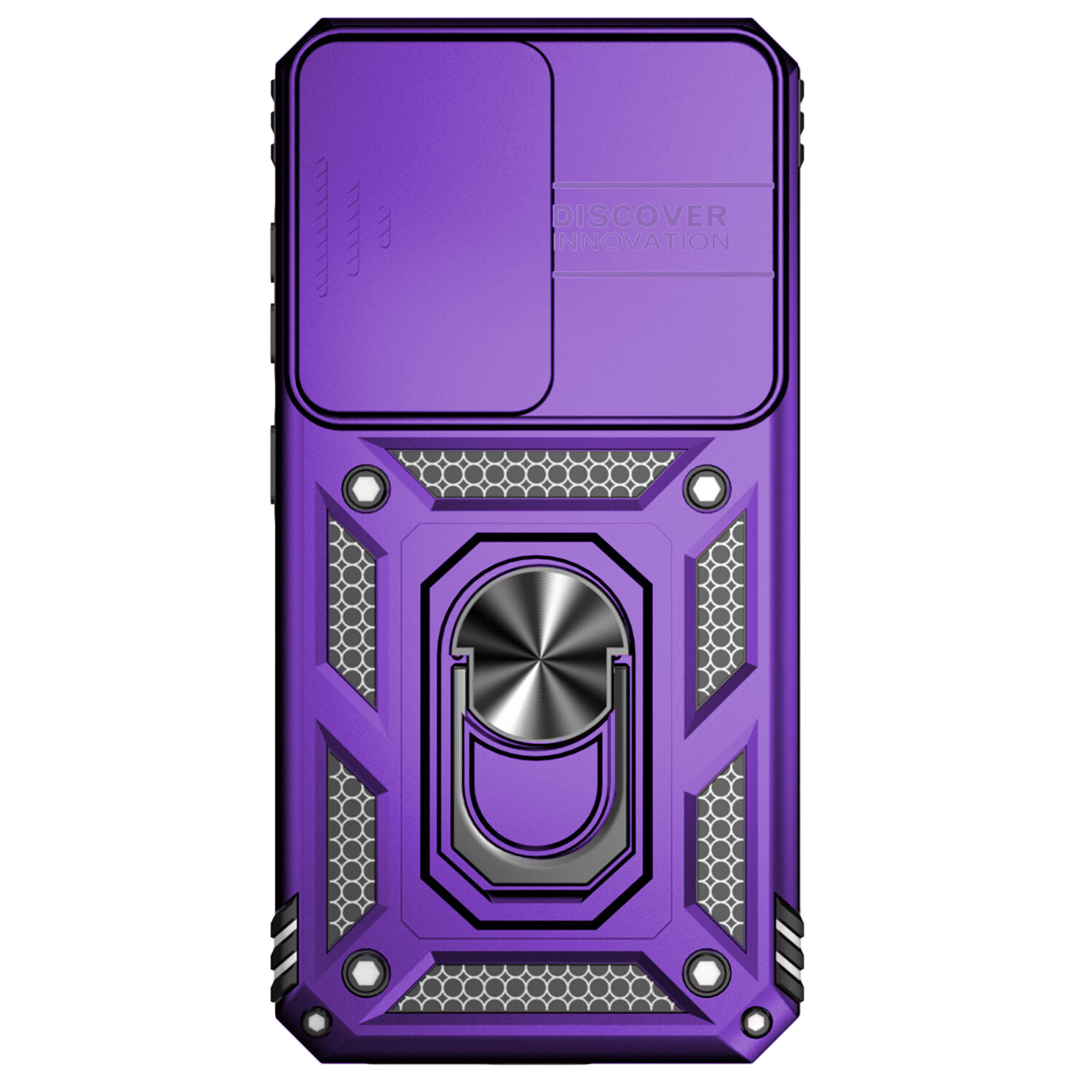 For Samsung Galaxy A06 A16 A15 A25 A35 A55 Shockproof Ring Stand Case Lens Cover