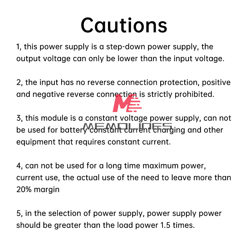 1500W DC-DC Buck Module Adjustable Step-Down Power Module 15-90V to 2.5-72V 50A