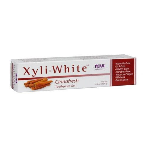 Now Foods, XyliWhite Cinnafresh Toothpaste Gel, NATURAL-CINNAMON, 6.4 Oz