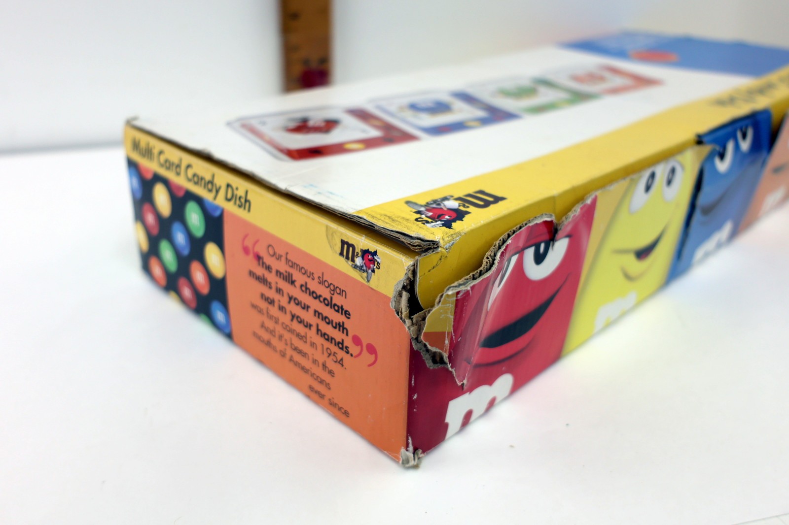 M&M’s World Las Vegas Multi Card Candy Dish with Four Compartments
