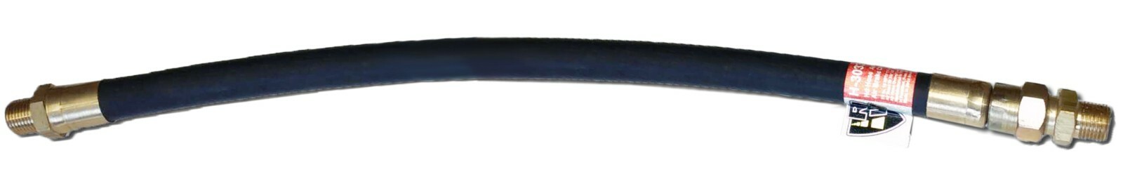 Air Brake chamber Hose overall length 32 inches 3/8" ID 3/8 Swivel Brass Fitting