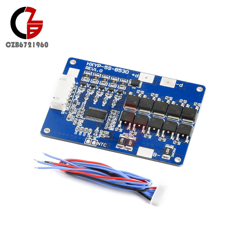 5S Li-Ion Li-ion Battery 18650 Charger BMS Balance Protection Board 30A Max 45A
