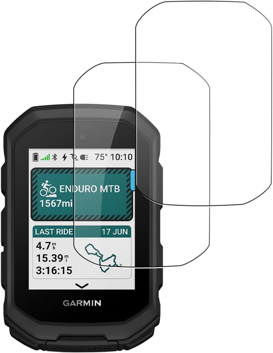 2X  Tempered Glass Screen Protector for Garmin Edge MTB