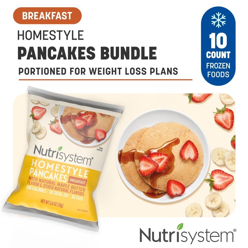 Homestyle Pancakes Breakfast Ready Easy Heat Eat 10 Pack