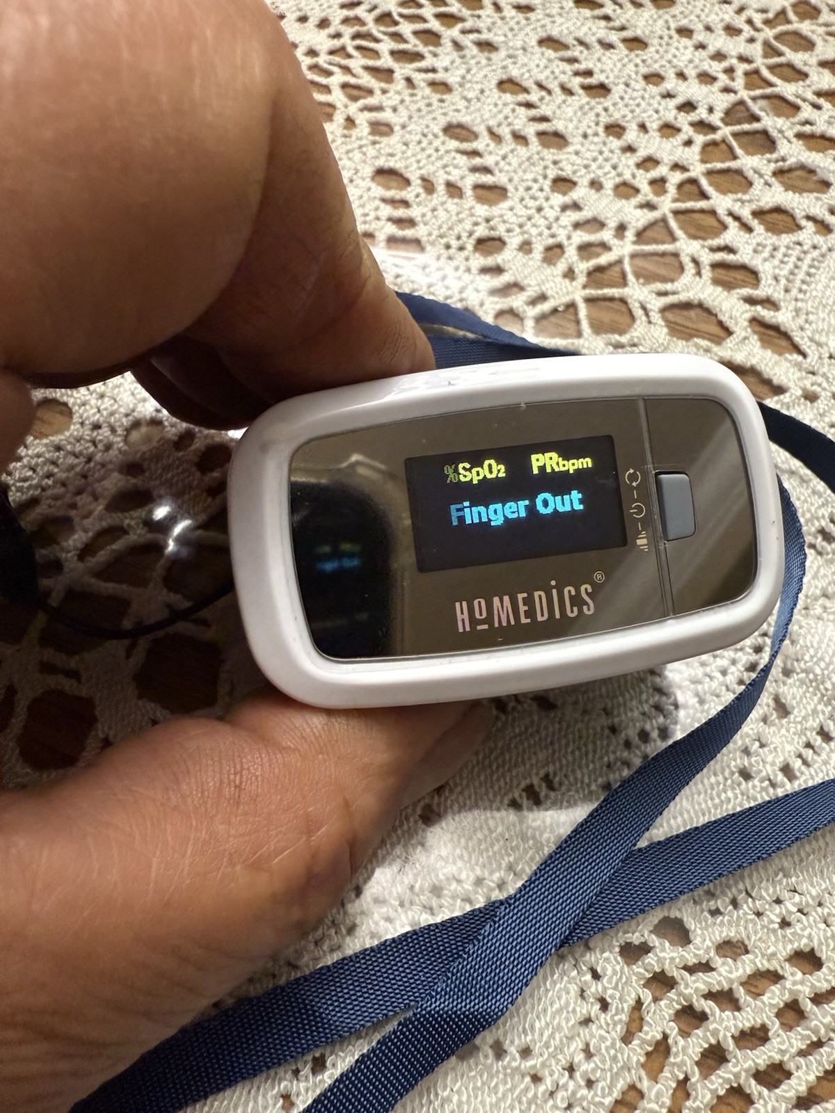 PULSE OXIMETER ~ HOMEDiCS® model CMS50D1A ~ works great