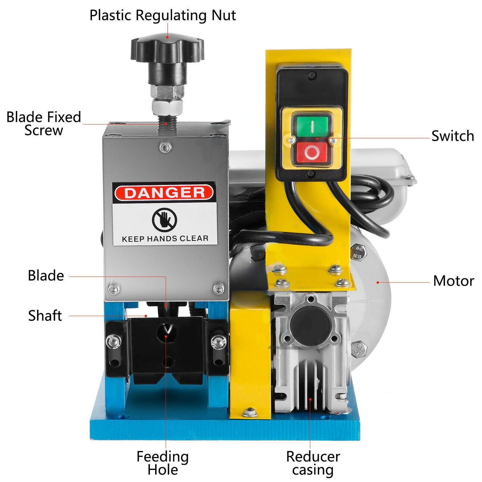 180W Portable Wire Stripper Cable Electric Wire Stripping Machine 1.5-25mm